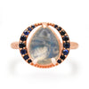 The Moonstone & Sapphire Ring